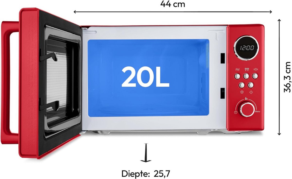 Solene Combi Magnetron Vrijstaand RVS/Zwart