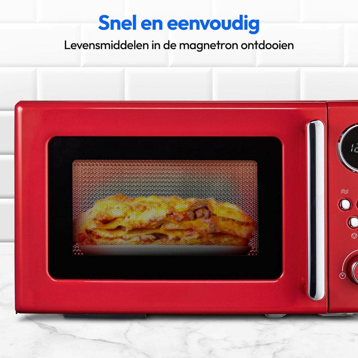 Solene Combi Magnetron Vrijstaand RVS/Zwart