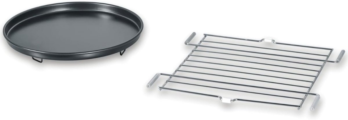 Solene Combi Magnetron Vrijstaand RVS/Zwart/Zilver
