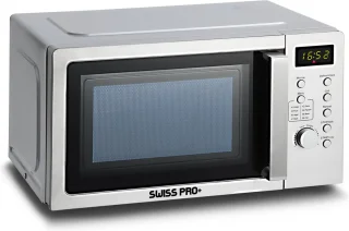 Swiss Pro+ Combi Magnetron Met Grill 20L RVS Zilver
