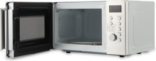 Swiss Pro+ Combi Magnetron Met Grill 20L RVS Zilver