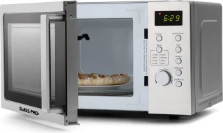 Swiss Pro+ Combi Magnetron Met Grill 20L RVS Zilver