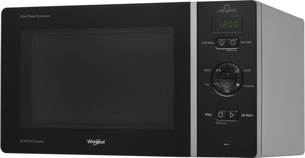 De Whirlpool MCP 347 SL Combimagnetron in één oogopslag