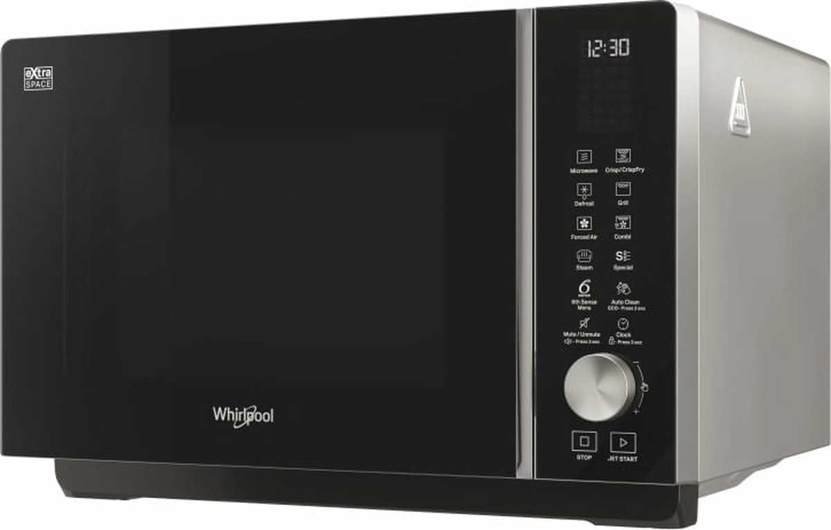 Whirlpool MWF 259 SB ExtraSpace Combinatiemagnetron 25L Zwart Zilver
