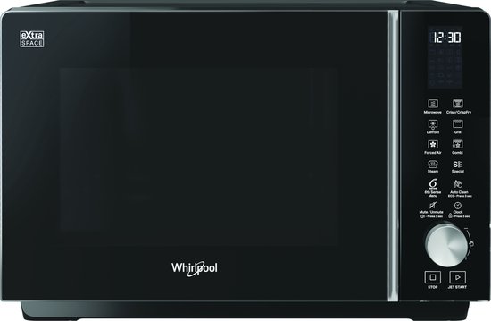 Whirlpool MWF 259 SB ExtraSpace Combinatiemagnetron 25L Zwart Zilver
