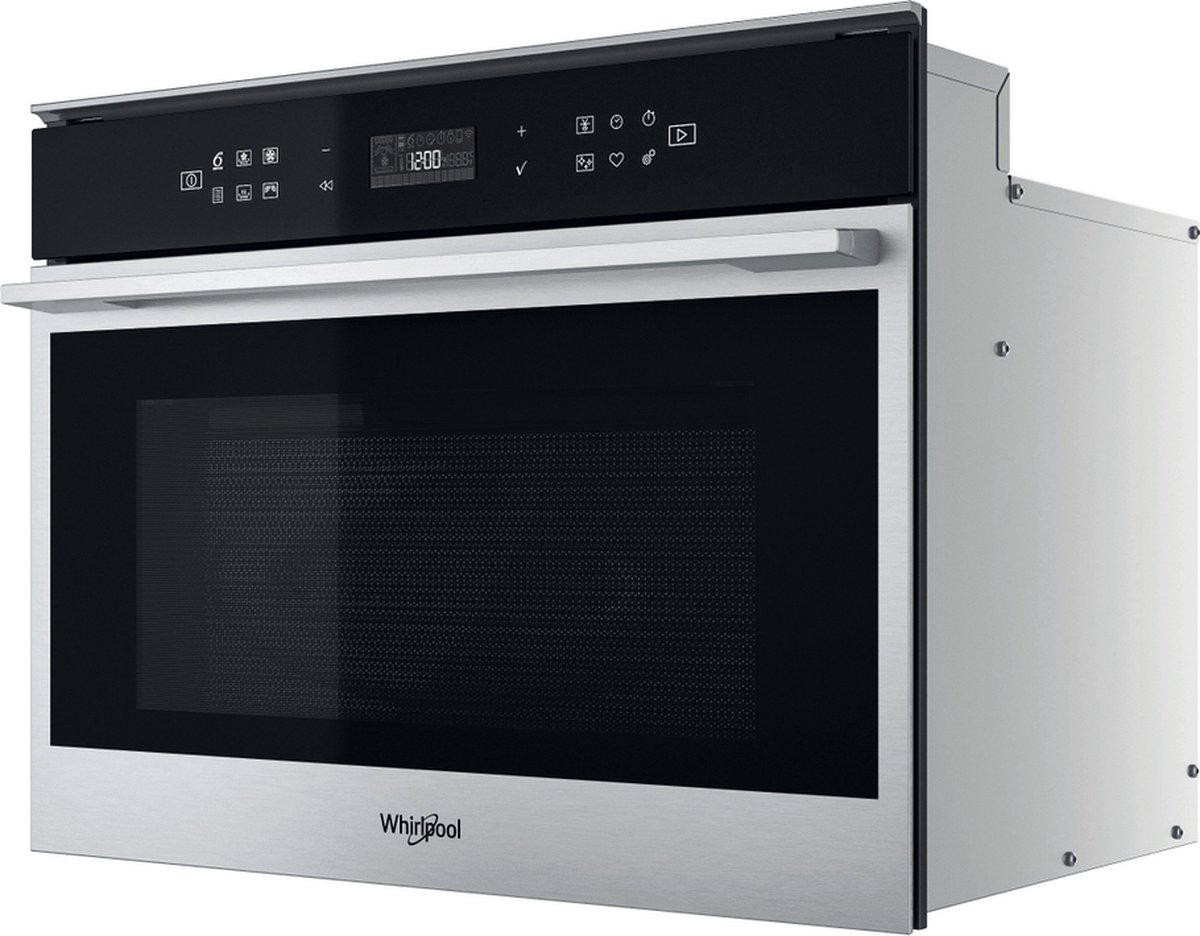 Wat vinden we goed aan de Whirlpool W7 MW461 Inbouw Combimagnetron