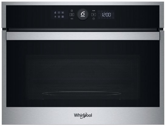 Whirlpool WMW47HMX — ruime inbouw combimagnetron met CrispFry en 6TH SENSE