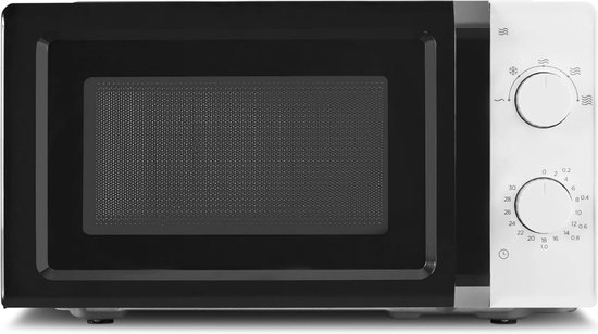 White-label Combi Magnetron 700W Zwart Wit Vrijstaand Inbouw