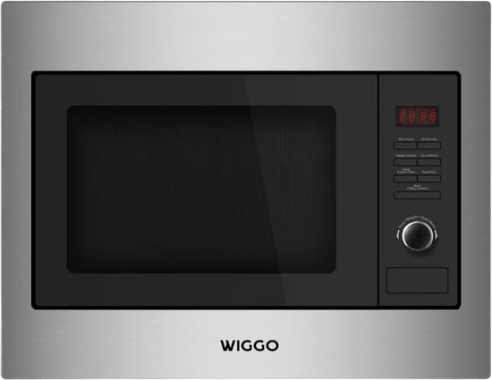 Wiggo WBM-G6025BX Inbouw Combi Magnetron 60 cm Zwart RVS
