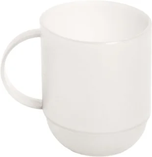 Witte keramische mok 350 ml