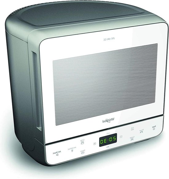 Zilveren magnetron 13L met grill en stoomaccessoires review