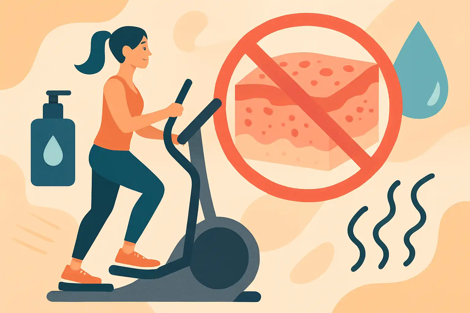Crosstrainer-proof je huid: hoe sporten met minder wrijving huidirritatie en eczeem voorkomt