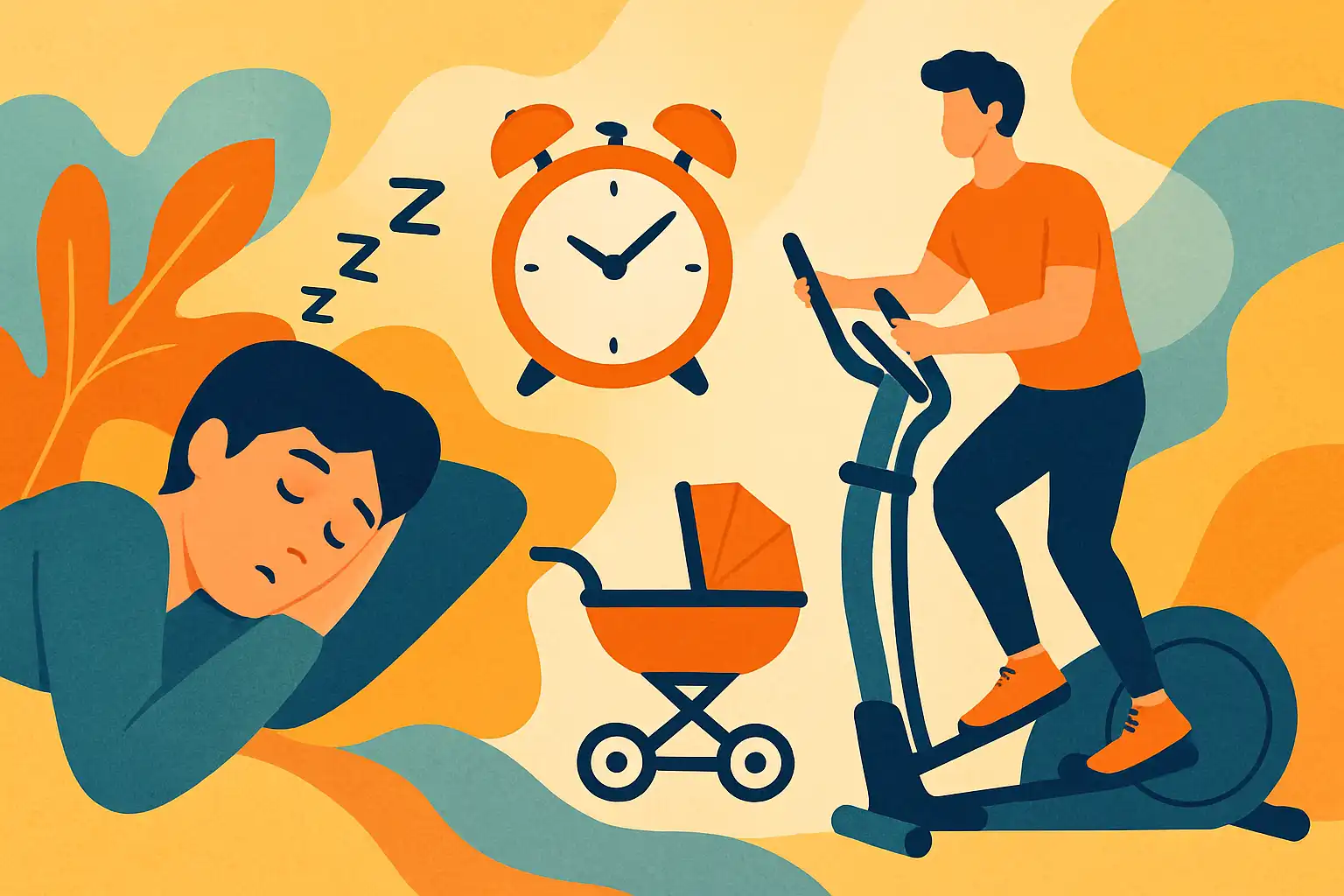 Fit als ouder: praktische crosstrainer-schema's voor drukke ouders met weinig slaap