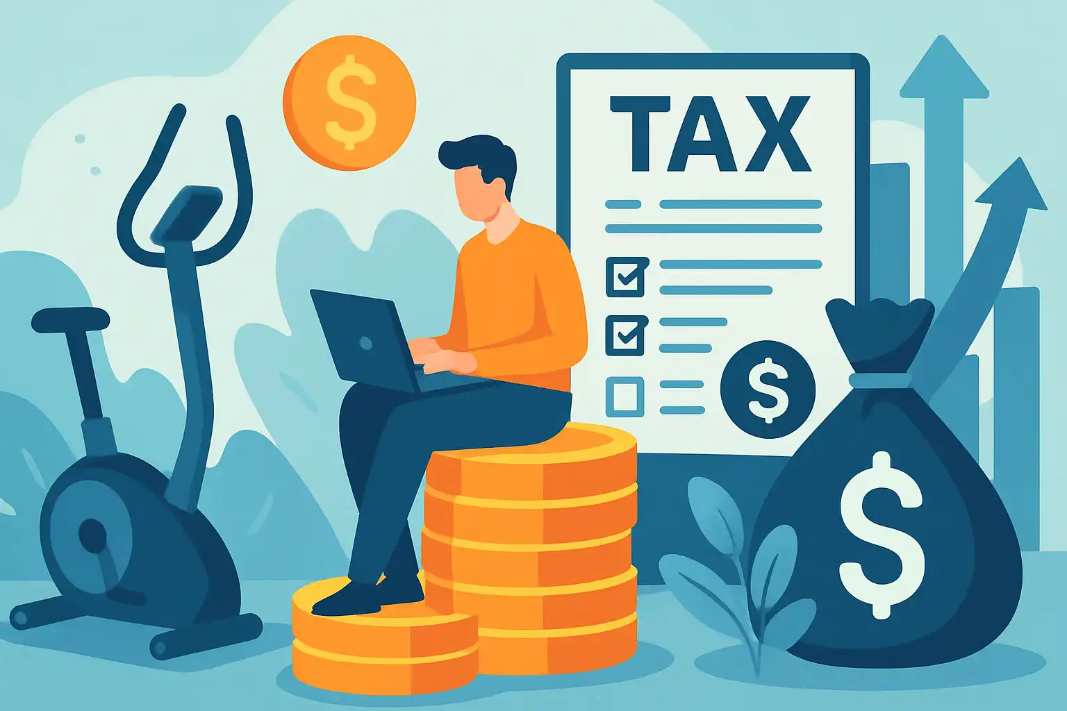 Mag je je crosstrainer aftrekken van de belasting? slim geld besparen voor zzp'ers en thuiswerkers