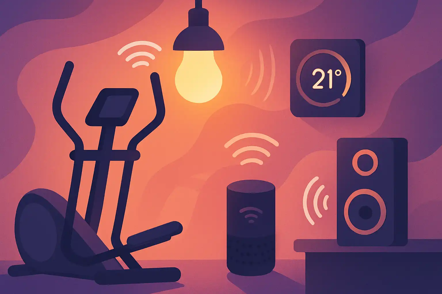 Smart home cardio: zo laat je je crosstrainer samenwerken met lampen, speakers en thermostaat voor een ultieme workout vibe