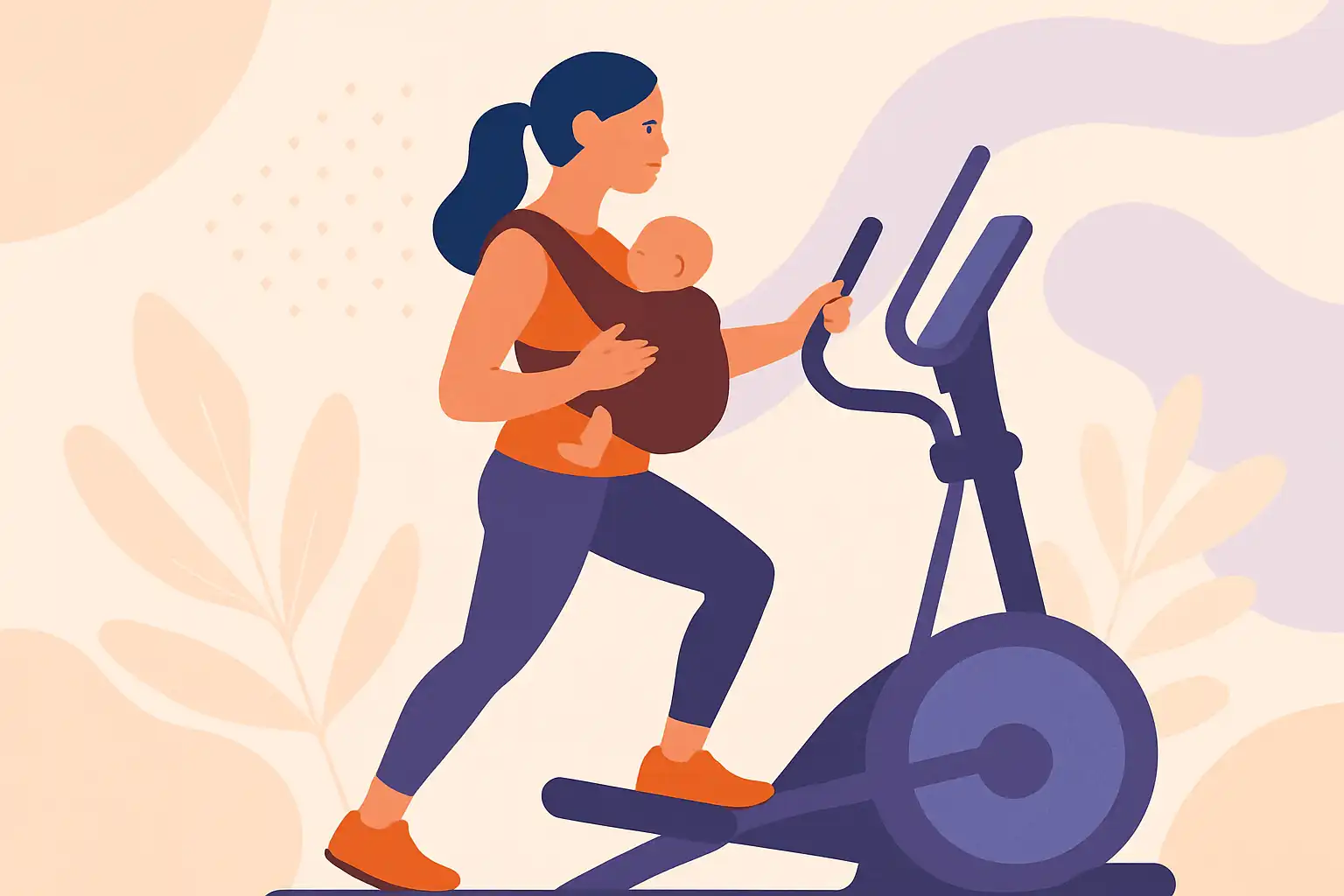 Terug in vorm na zwangerschap: veilige crosstrainer-workouts voor nieuwe moeders