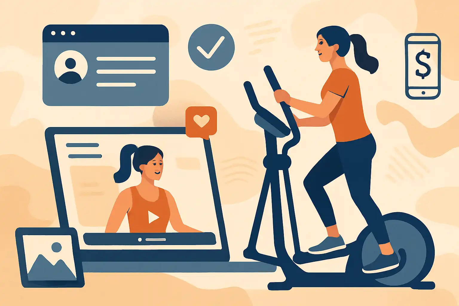 Zo start je je eigen online crosstrainer-les: van content tot betalende leden