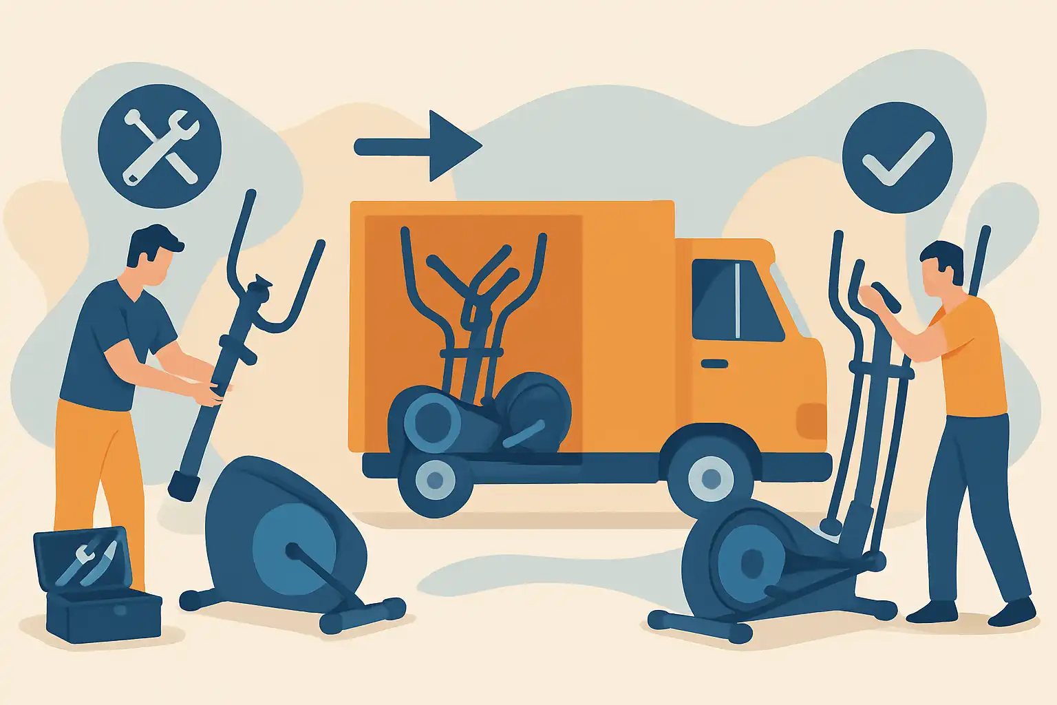 Zo verhuis je je crosstrainer zonder stress: veilig demonteren, vervoeren en weer opbouwen