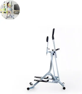 Crosstrainer - Hometrainer - LCD-display - Verstelbaar Borstkussen - Staal- Zilver - 96 x 60 x 152cm
