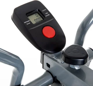 Crosstrainer - Hometrainer - LCD-display - Verstelbaar Borstkussen - Staal- Zilver - 96 x 60 x 152cm