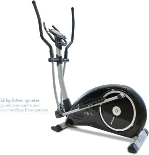 Crosstrainer met grote pedalen en elektronisch weerstandsysteem