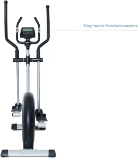 Crosstrainer met grote pedalen en elektronisch weerstandsysteem