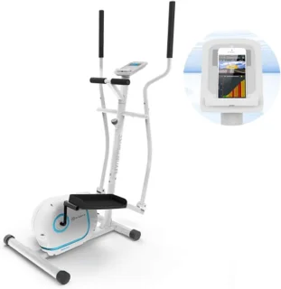 Ergonomische Crosstrainer 12kg Vliegwiel met LCD-Display en Hartslagmeter