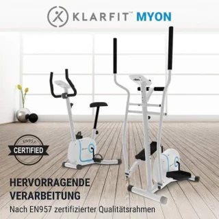 Ergonomische Crosstrainer 12kg Vliegwiel met LCD-Display en Hartslagmeter