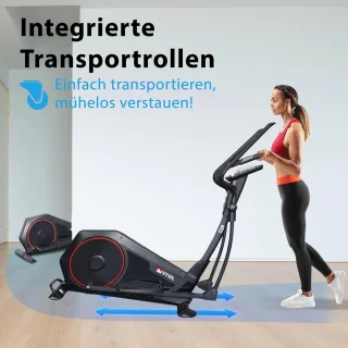 Crosstrainer Ergometer met Wi-Fi en Touchscreen - Perfect voor Thuistraining