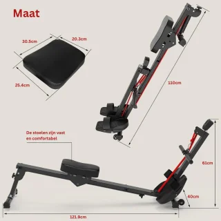 ApexArte Roeiapparaat Crosstrainer