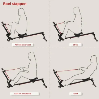 ApexArte Roeiapparaat Crosstrainer