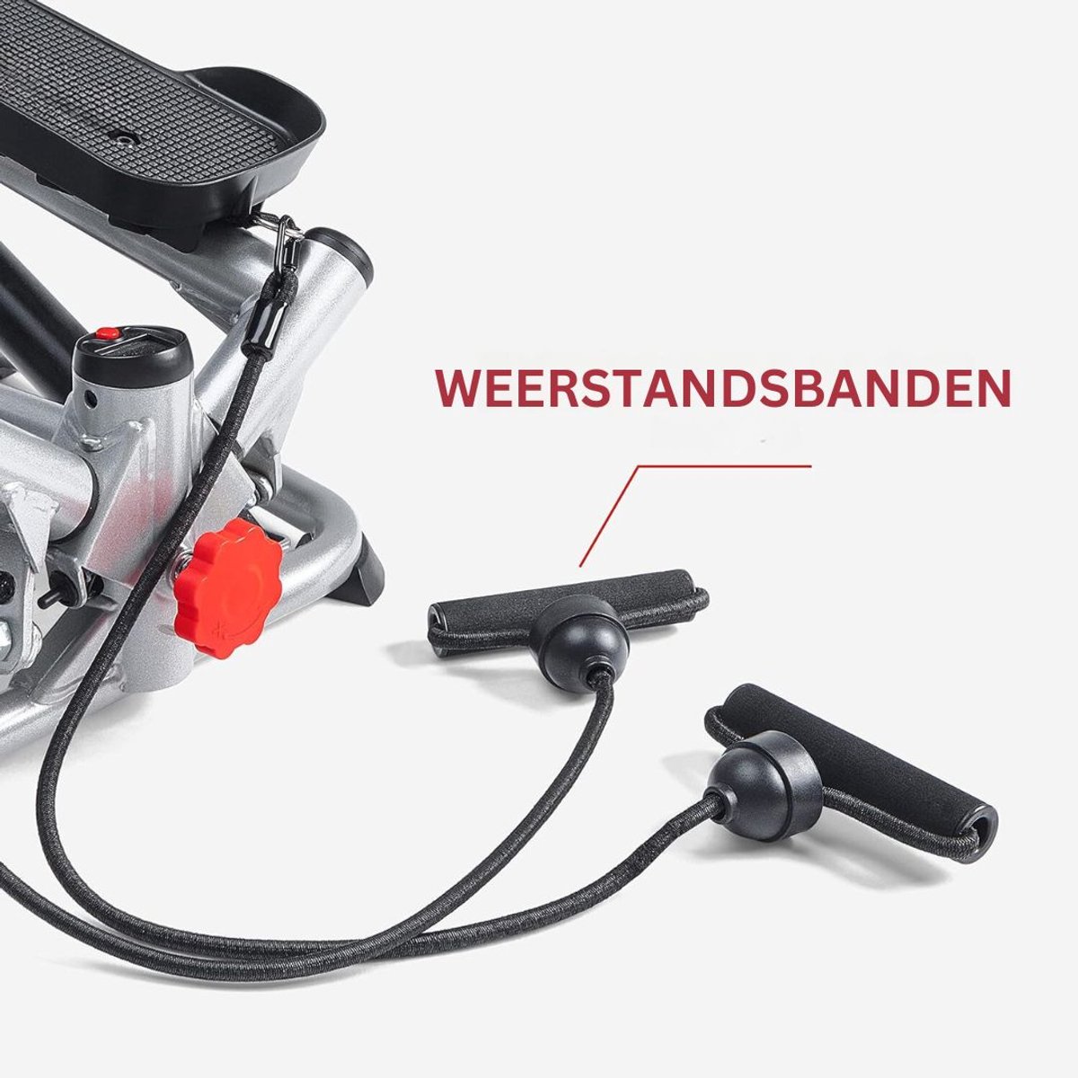 ApexArte Stepper Fitness Hometrainer Crosstrainer Mini Zwart Grijs