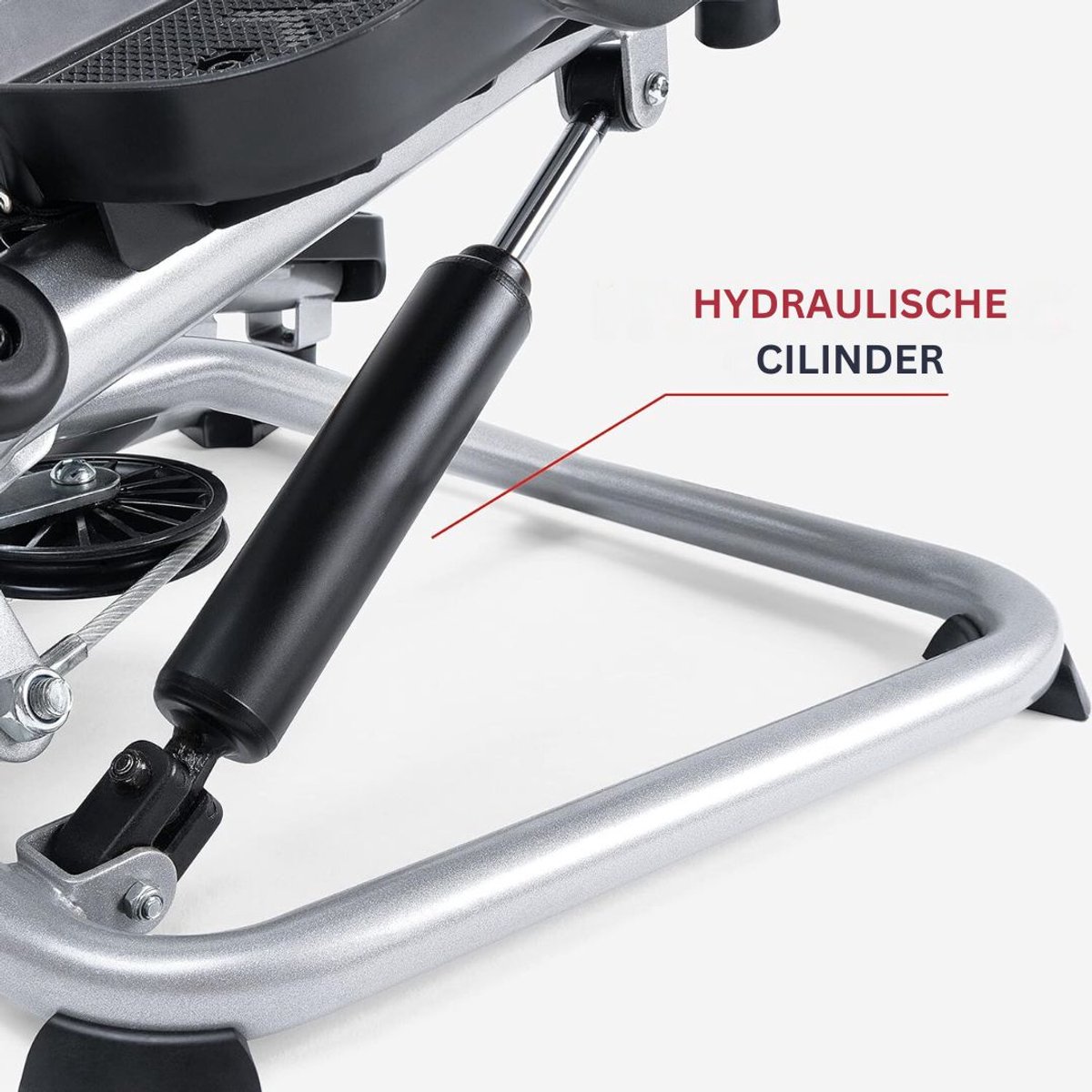 ApexArte Stepper Fitness Hometrainer Crosstrainer Mini Zwart Grijs
