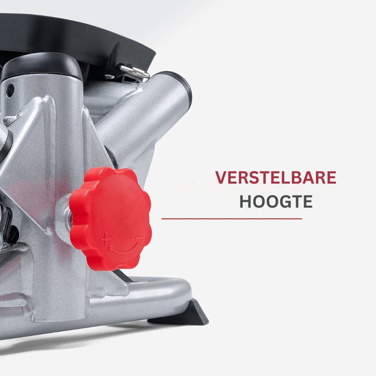 ApexArte Stepper Fitness Hometrainer Crosstrainer Mini Zwart Grijs