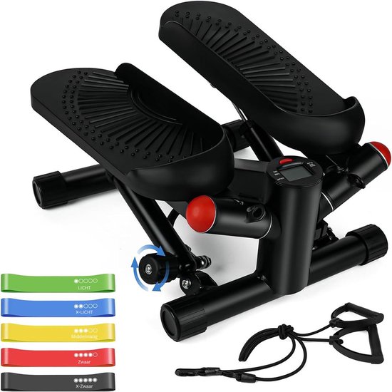 ApexArte Stepper Fitness Mini Hometrainer Zwart