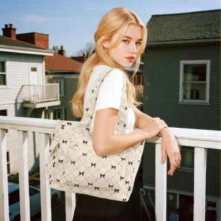 Boog tote bag dames