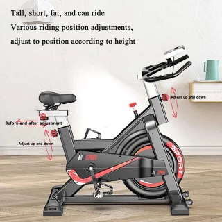 CARDIO Spinningfiets Hometrainer Zwart