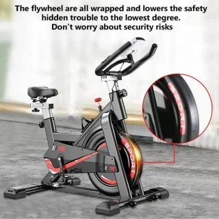 CARDIO Spinningfiets Hometrainer Zwart