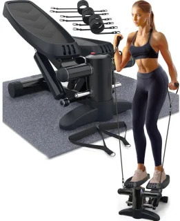 CRLYN Stepper Fitness Hometrainer Zwart