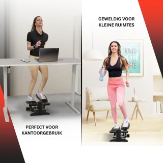 CRLYN Stepper Fitness Hometrainer Zwart