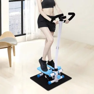 Crosstrainer met stuur in hoogte verstelbaar