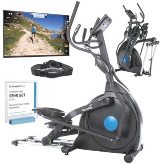 Veelzijdige crosstrainer voor thuis — kracht, connectiviteit en compact opbergen