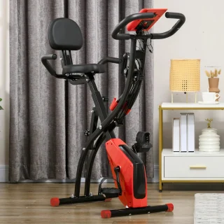 Eliptical Bike Opvouwbare Indoorfiets Rood