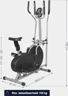 Gorilla Sports Crosstrainer 1,8 kg
