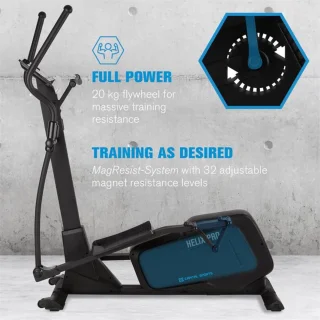 Helix Pro Crosstrainer 20kg Vliegwiel Bluetooth