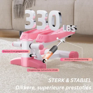 JMZR Stepper Hometrainer Crosstrainer Mini Roze