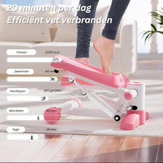 JMZR Stepper Hometrainer Crosstrainer Mini Roze