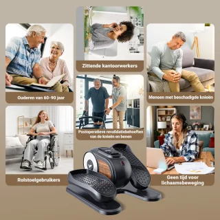 MERACH Mini Crosstrainer - Onder Bureau Beentrainer