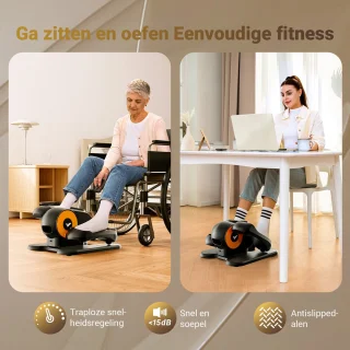 MERACH Mini Crosstrainer - Onder Bureau Beentrainer