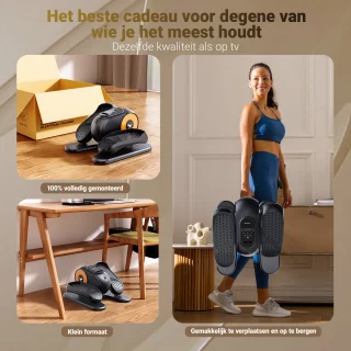 MERACH Mini Crosstrainer - Onder Bureau Beentrainer